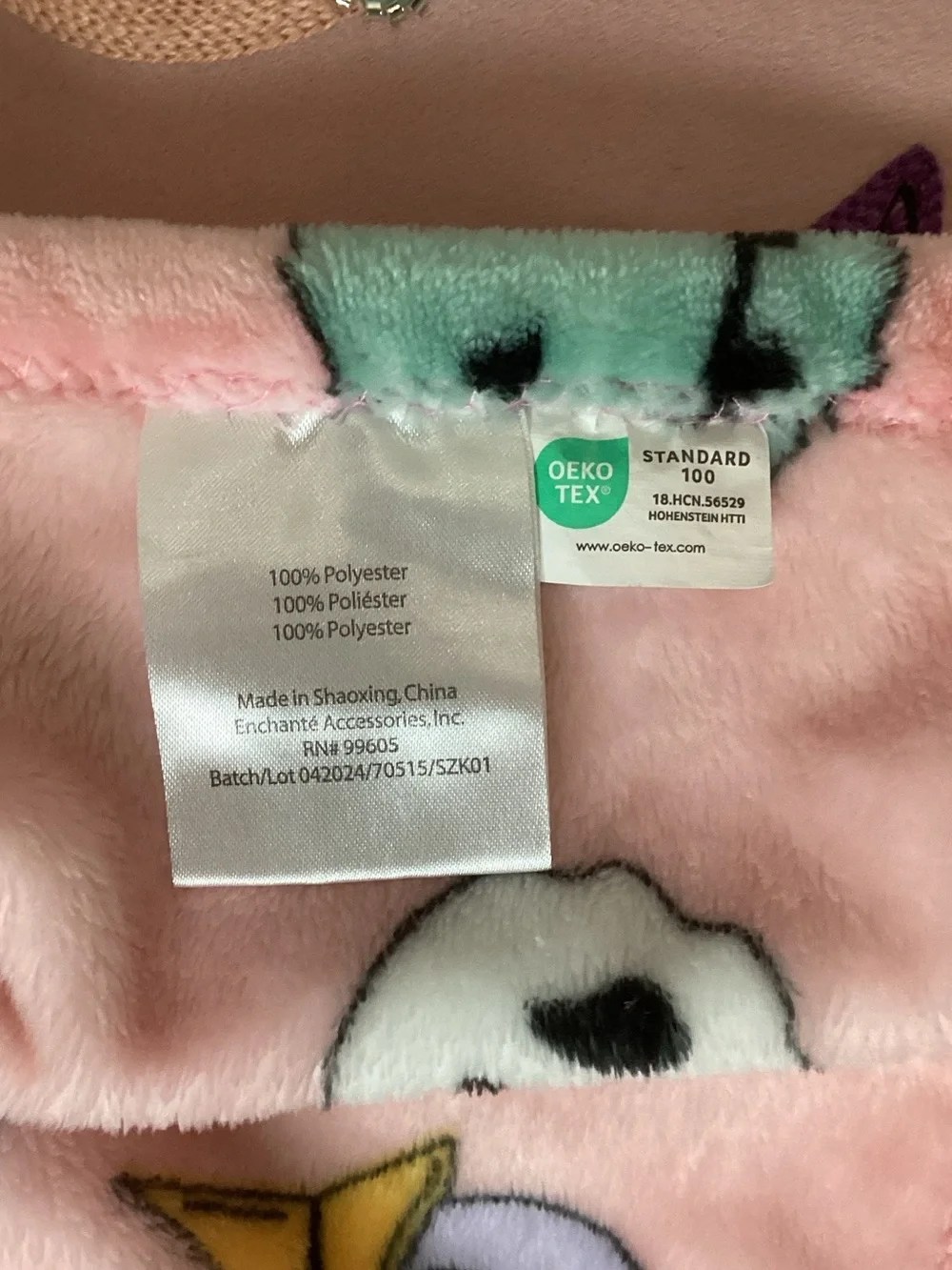 Pink Halloween Emoji Pillowcase and Throw Set